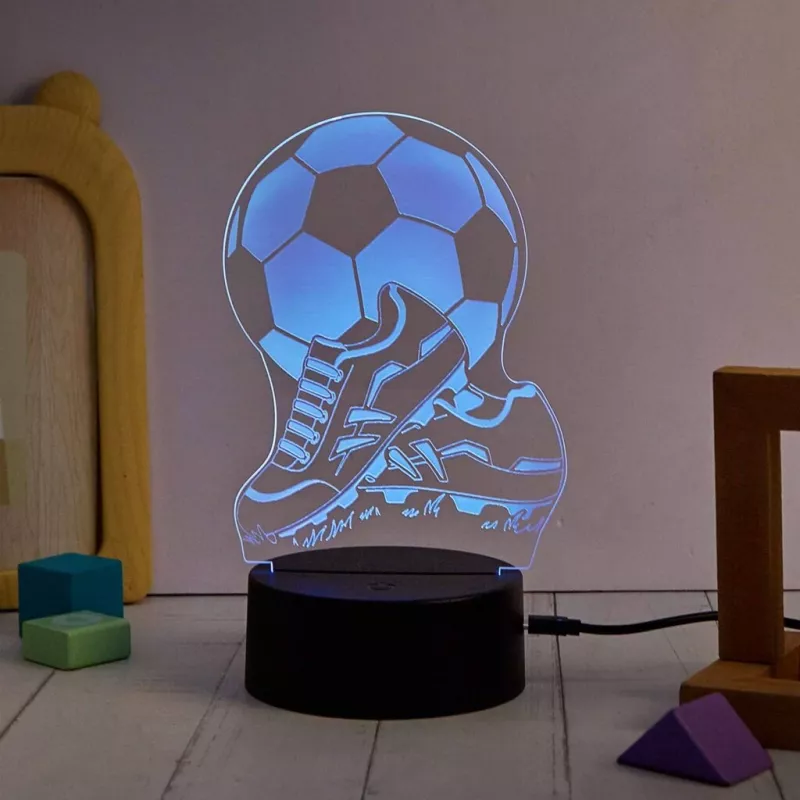 Lámpara de mesa MANTA SNL124RGB esferas de decoración de luz RGB 3D, LED con cambio de color, iluminación decorativa