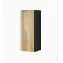 Armario Cama VIGO 90 cerrado 90/35/32 negro/roble Wotan