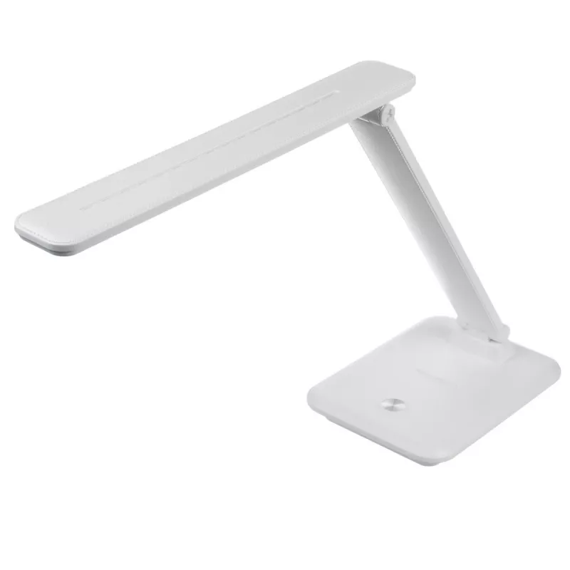 Lámpara de escritorio LED MACLEAN MCE614W 9 W, blanca, inclinable y regulable