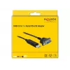 Cable serie DeLOCK 66281 negro 1,8 m RS-232 USB Type-A
