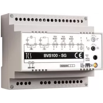 TechniSat BVS100-SG unidad de alimentación y control para instalaciones con 3 ramales carril DIN