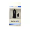 Cargador de coche 2xUSB + USB-C 2,1A negro