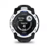 Smartwatch GARMIN Instinct 3,05 cm (1,2 pulgadas) AMOLED 45 mm 390x390 px pantalla táctil Negro Blanco GPS 4 GB 53 g correa de silicona