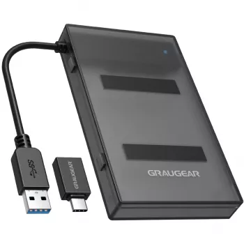 GRAUGEAR G-2603-AC base de acoplamiento para unidad de almacenamiento USB 3.2 Gen 1 (3.1 Gen 1) Type-A negro (G-2603-AC)