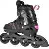 Patines 2IN1 Nils Extreme NH11912 A negro/rosa talla S (31-34) con patines de hockey intercambiables