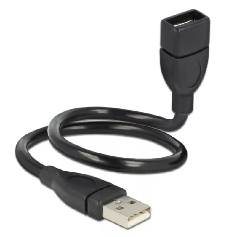 Cable USB DeLOCK 35cm USB 2.0 83498 negro