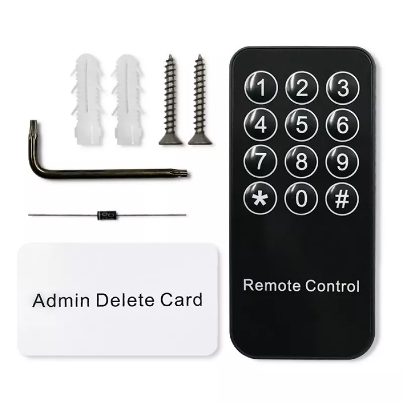 Qoltec Lector RFID sin contacto de tarjetas y llaveros | EM | Mifare | tarjeta | llavero | ABS