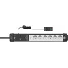 Regleta de alimentación Brennenstuhl Premium-Line 3m 6 tomas de corriente para interiores negro gris