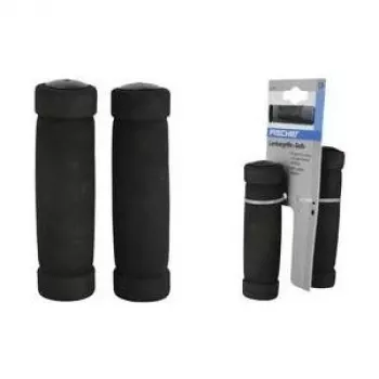Puños de manillar de bicicleta FISCHER Soft, 1 par – cómodo agarre suave