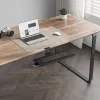 Soporte de teclado bajo escritorio Maclean, carga máx. 5 kg, ajustable horizontal y verticalmente, negro, MC-108 B