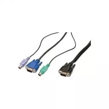 Cable KVM Digitus DC-19102 negro 3,00 m