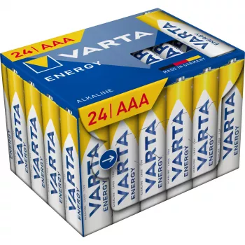 Pilas alcalinas Micro (AAA) Varta ENERGY Cube pack de 24 (MPN 4103229234)