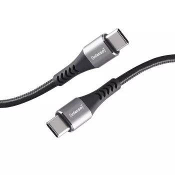 Cable USB-C INTENSO 7901000 – 1,5 m, negro, cable de carga y datos USB-C a USB-C