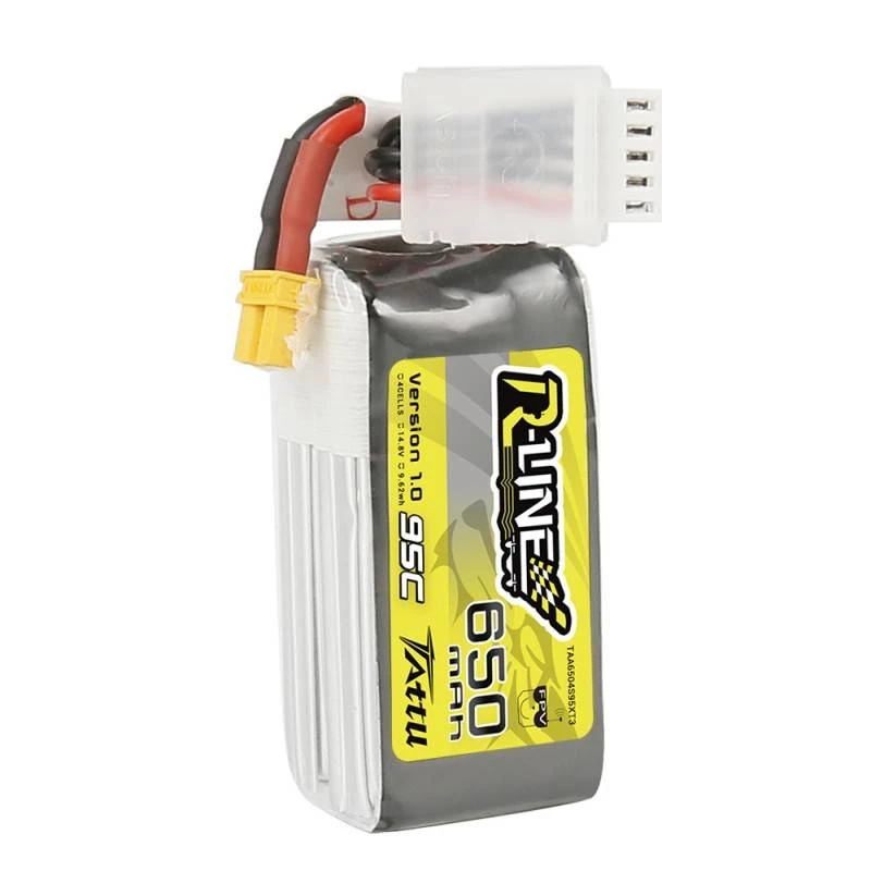 Batería Tattu R-Line 650mAh 14,8V 95C 4S1P XT30