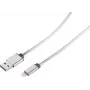 Cable Lightning S/CONN 14-13001 1 m plateado