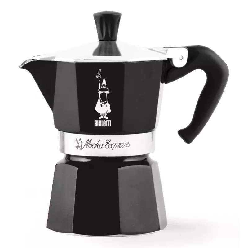Bialetti Moka Express Cafetera moka Negro
