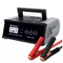 Cargador de baterías QOLTEC 52514 — 12V/24V, 25A, para baterías AGM/GEL/SLA con pantalla LCD