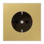 JUNG ME 1520 C toma de corriente tipo F latón (ME1520C)
