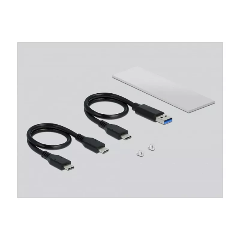 Carcasa para SSD DeLOCK 42634 plateada M.2