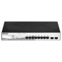 D-Link DGS-1210-08P/E Managed L2 Gigabit Ethernet (10/100/1000) Power over Ethernet (PoE) Negro