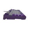 Teclado gaming NATEC Fury Kanabo K2 US retroiluminado blanco mecánico gris-lila