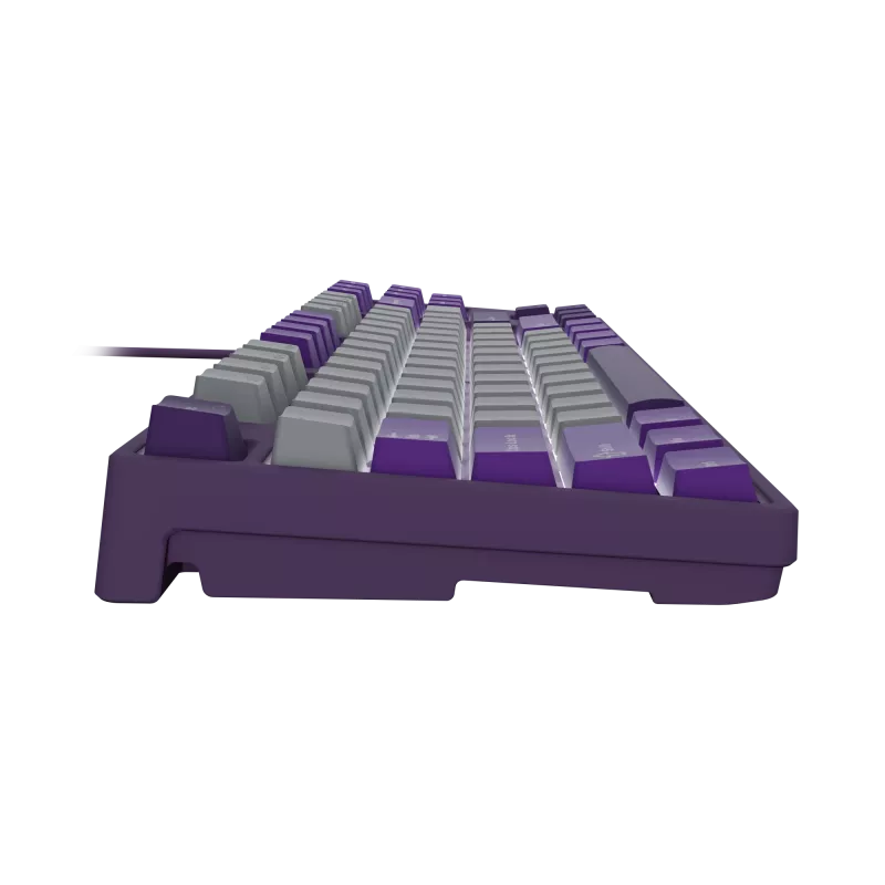 Teclado gaming NATEC Fury Kanabo K2 US retroiluminado blanco mecánico gris-lila