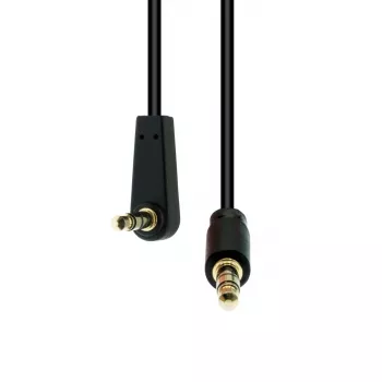 Cable 3-Pin en ángulo delgado ProXtend M3SA-015 1,5 m macho a macho