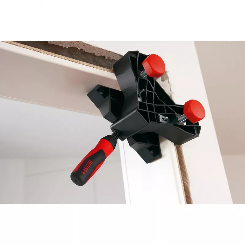 Abrazadera angular para puerta WTR negra roja 35 70