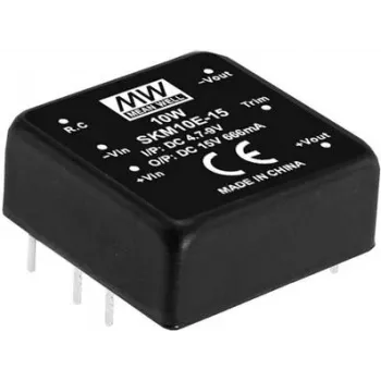 Fuente de alimentación MEAN WELL SKM10E-15 10 W 15 V 0,67 A