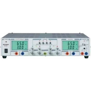 Fuente de alimentación de laboratorio Voltcraft, ajustable VSP 2653 0,1 - 65 V/DC 0 - 3 A 399 W 3 x (VSP 2653)