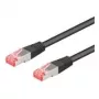 Goobay 731812 Cable de red negro 10 m Cat6a S/FTP (S-STP)