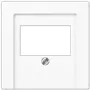 jung placa embellecedora A569PLT WW — cubierta universal de duroplast para tomas de corriente y módulos (blanco)