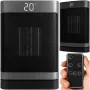 Extralink Radiador de torre eléctrico de cerámica 1500W LED mando a distancia
