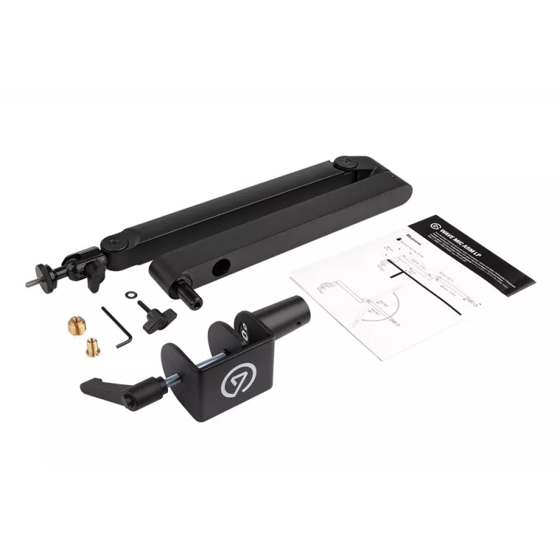 Brazo de micrófono Elgato Wave Mic Arm Low Profile — brazo articulado ajustable de perfil bajo para estudio y streaming
