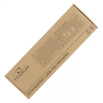 Teclado Titanum TK101 USB negro