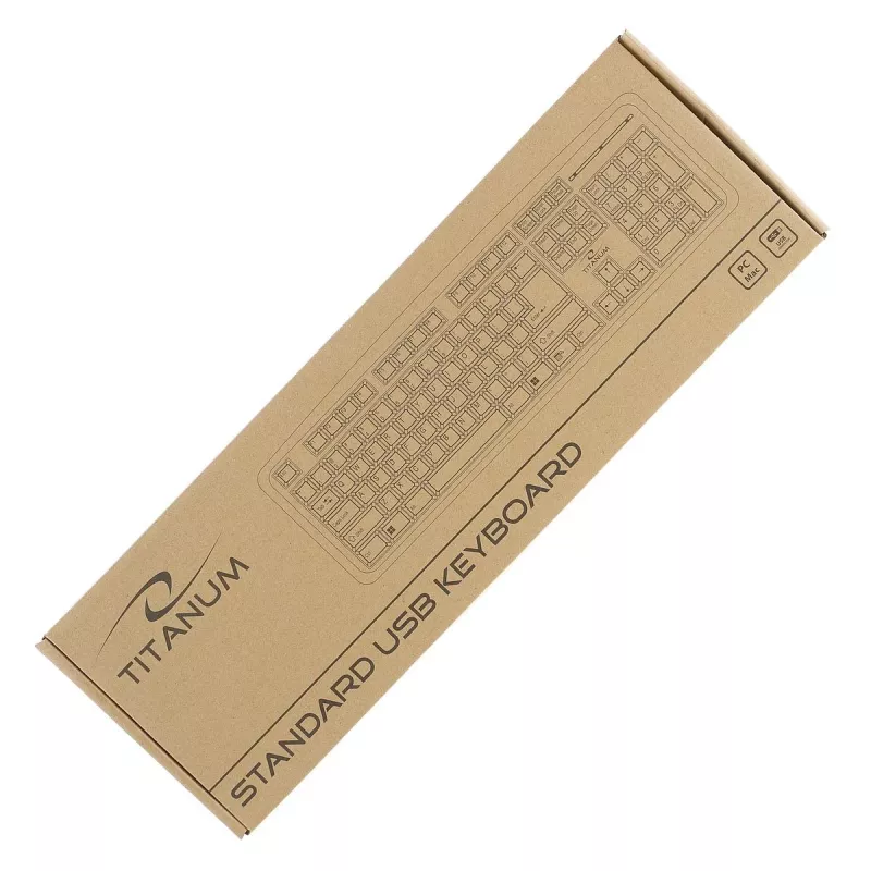 Teclado Titanum TK101 USB negro