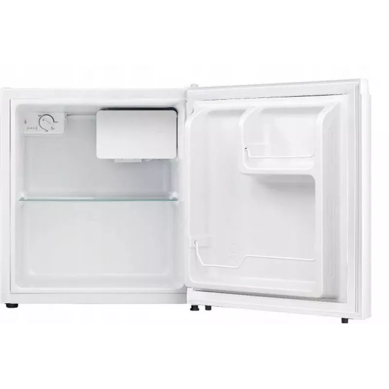 Frigorífico HEINRICH'S HKB 4188 blanco — descongelación manual, 45 L, 1 estante, 39 dB, 500×445×468 mm