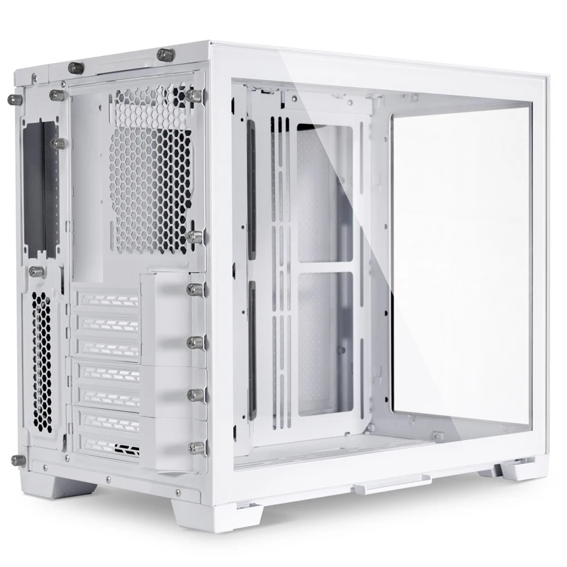 Caja de PC Lian Li O11D Mini-S Mini Tower blanca (compatible con fuente de alimentación SFX/SFX-L)