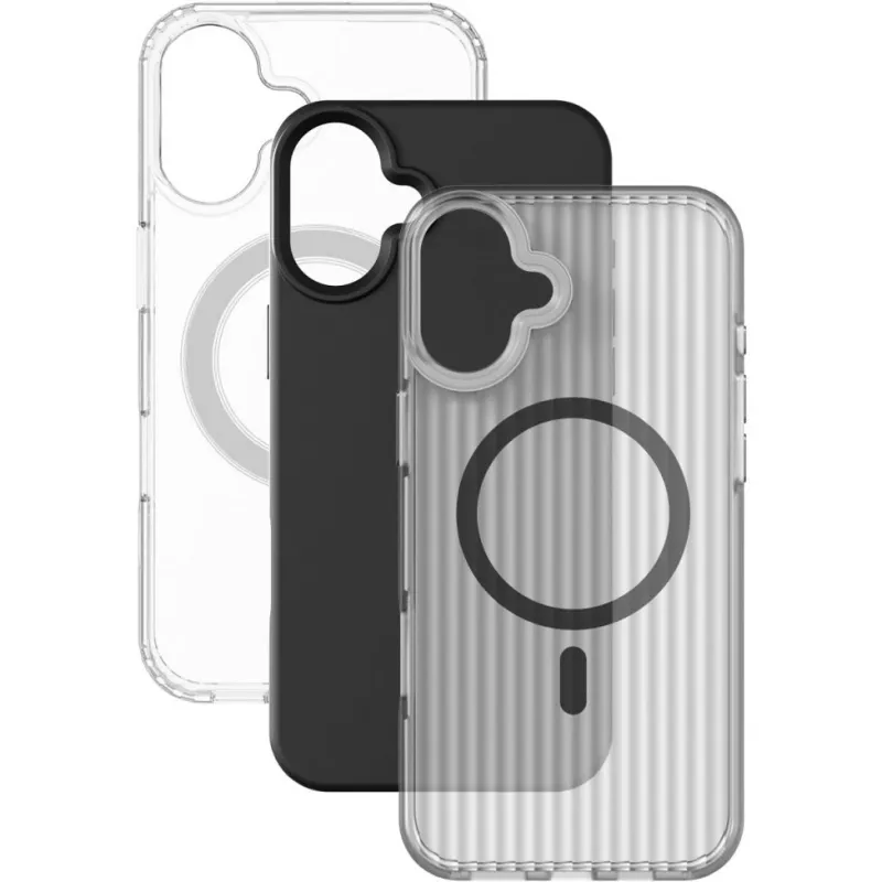 4smarts set de valor 7en1 para Apple iPhone 16 compatible con MagSafe