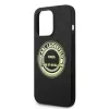 Funda blanda de silicona Karl Lagerfeld RSG negra para Apple iPhone 14 Pro KLHCP14LSRSGRCK