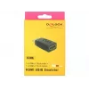 Adaptador HDMI (conector macho) > HDMI (conector hembra), emulador EDID (negro)