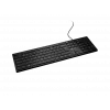 Teclado multimedia fino con cable NATEC HERRING — negro, distribución de perfil bajo, teclas multimedia