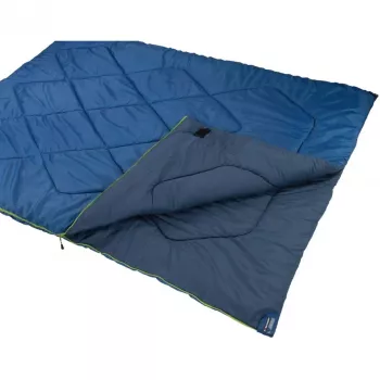 High Peak Ceduna Duo Saco de dormir rectangular Poliéster Azul