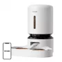 Comedero Petlibro Granary con cámara y doble cuenco, 5L (blanco)