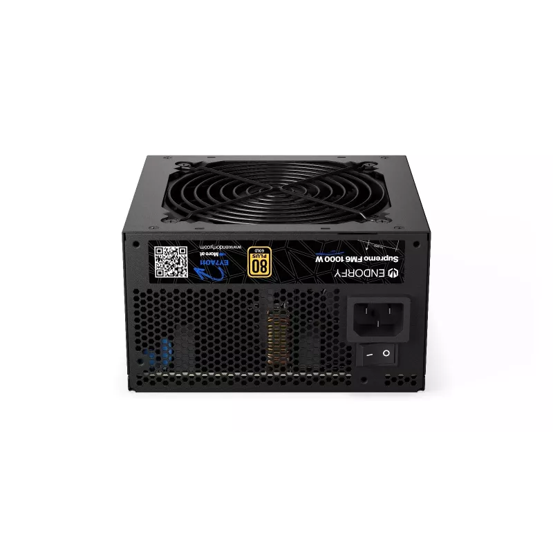 Fuente de alimentación Endorfy Supremo FM6 1000W, 80 PLUS Gold, ATX 3.1, Modular, Negro