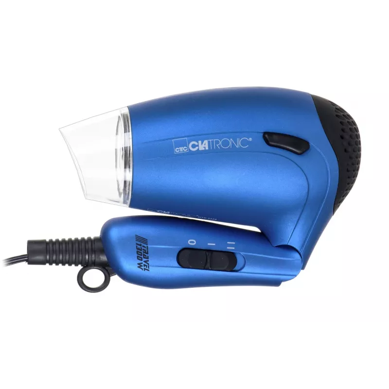 Clatronic HTD 3429 secador de pelo de viaje 1300 W, azul