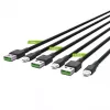 Juego de cables Lightning Green Cell KABGCSET04 30cm 120cm 200cm
