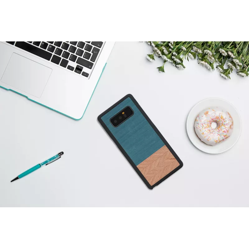 Funda para smartphone man and wood para Galaxy Note 8 — denim negro