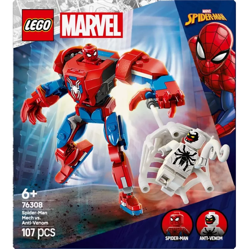 LEGO MARVEL 76308 Mech de Spider-Man vs. Anti-Venom