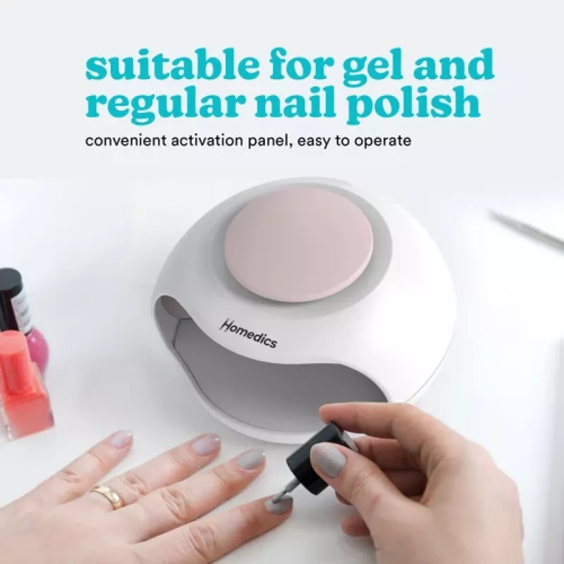 Secador de uñas HoMedics ND-H100WH dispositivo compacto de secado rápido para salones y uso doméstico
